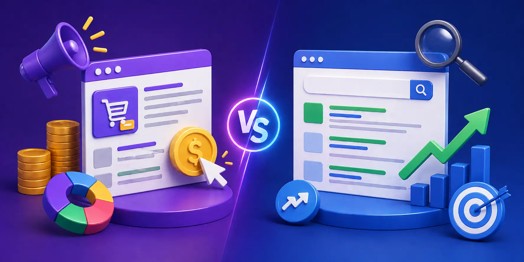 PPC vs SEO Ranking Difference
